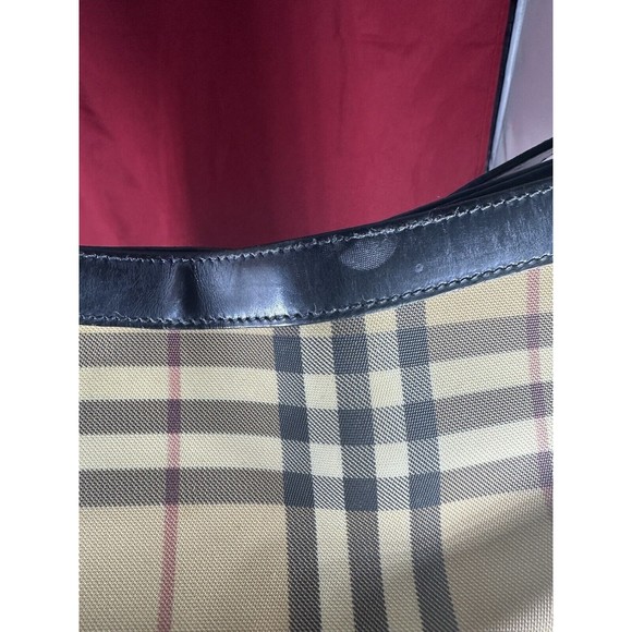 Burberry London Classic Haymarket Check Medium‎ Handbag, Italy T-02-2 - Picture 13 of 16